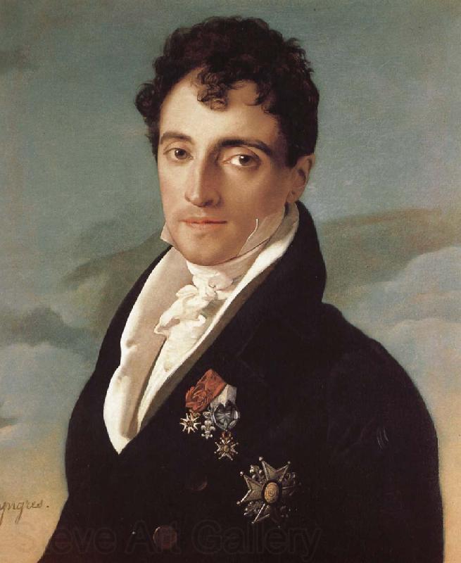 Jean-Auguste Dominique Ingres Portrait of Yucifu Norge oil painting art